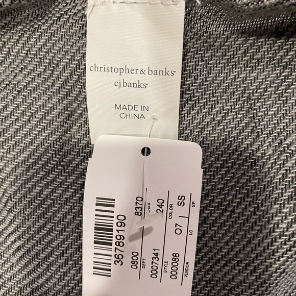 Christopher and Banks Shawl lightweight poncho - Picture 5 of 6